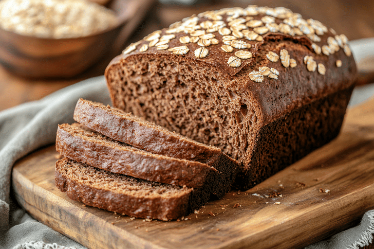Cheesecake Factory Bread Copycat: Bake Their Famous Brown Bread at Home 1 cheesecake factory bread loaf sliced on a board