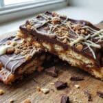 Christmas Crack Recipe chocolate peanut butter shortbread