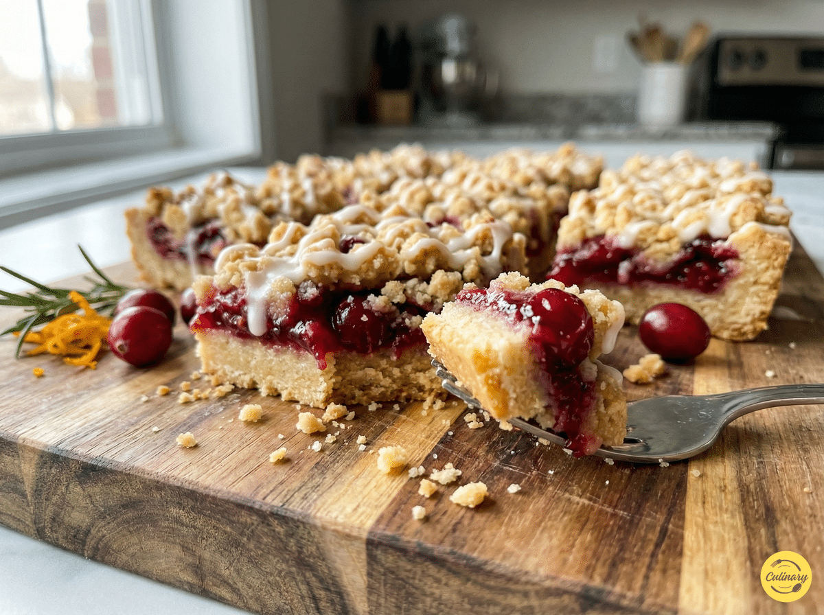 Cranberry Crumble Bars Recipe - Cranberry Vanilla Shortbread Bars 1 Cranberry Crumble Bars Recipe image