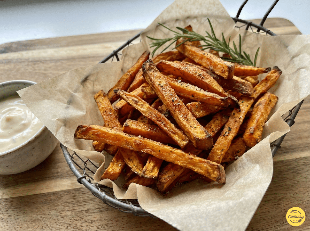 Crispy Oven Baked Sweet Potato Fries 2 Crispy oven baked sweet potato fries