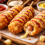 Korean Corn Dog with crispy crust