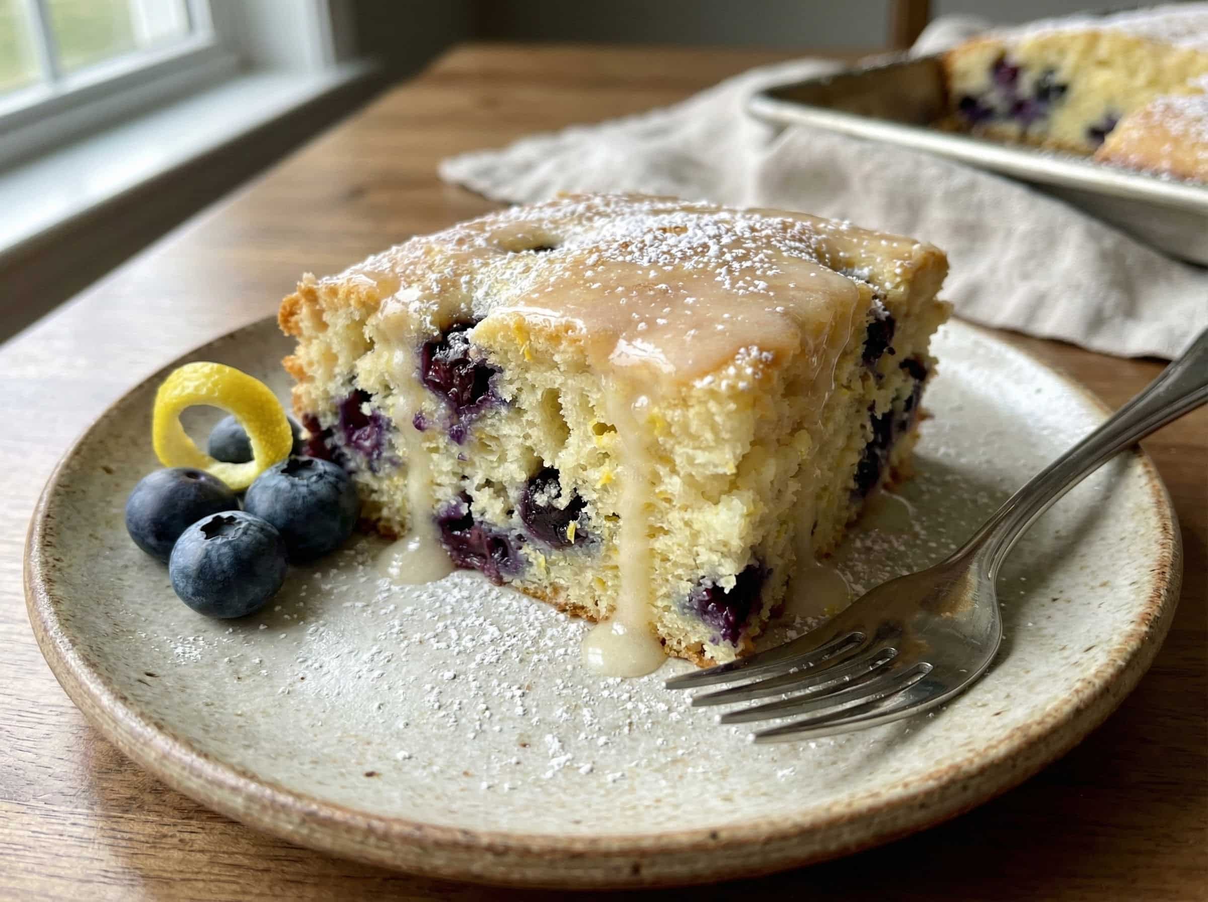 Lemon Blueberry Sheet Cake overview