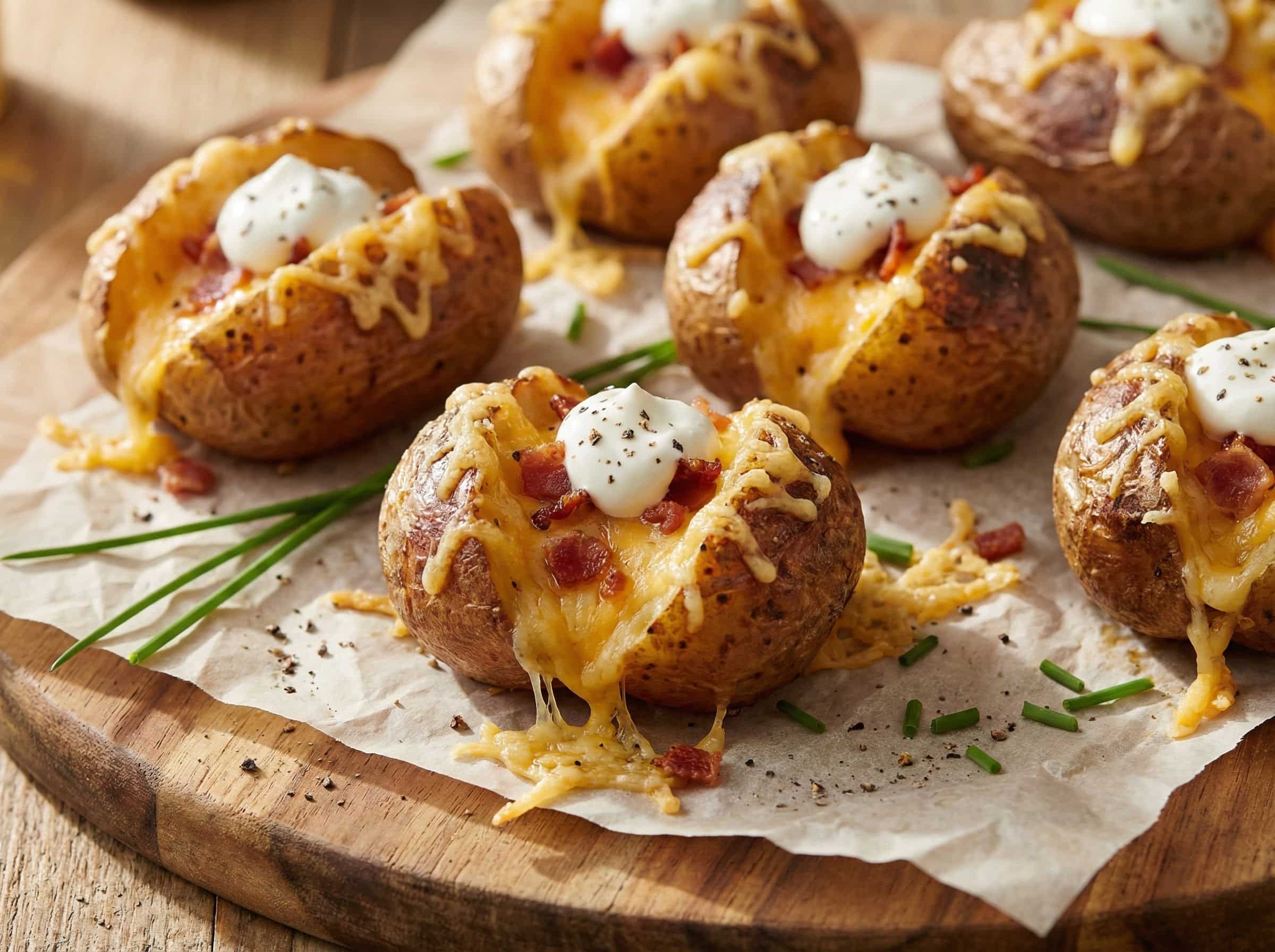 Loaded Mini Baked Potato Bites