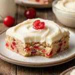 Maraschino Cherry Sugar Cookie Bars