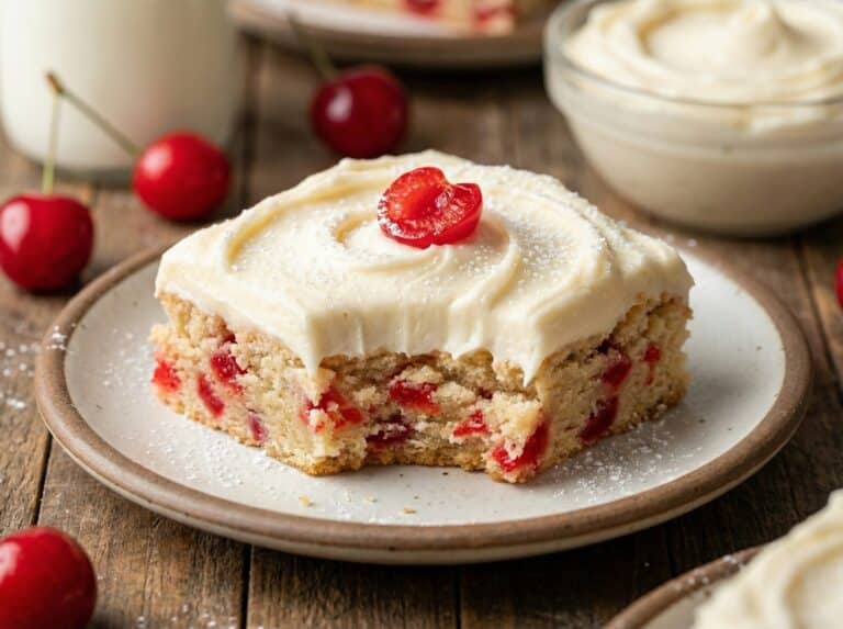 Maraschino Cherry Sugar Cookie Bars