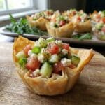 Mediterranean Feta Bites on platter