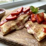 Strawberry Cheesecakeadillas recipe