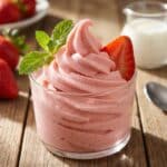 Strawberry Dole Whip dessert
