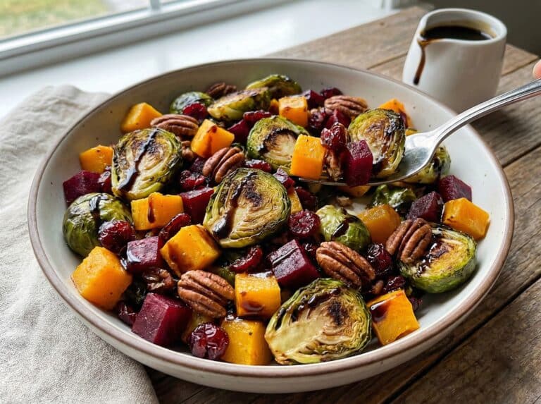 Winter Vegetable Salad with Butternut Squash