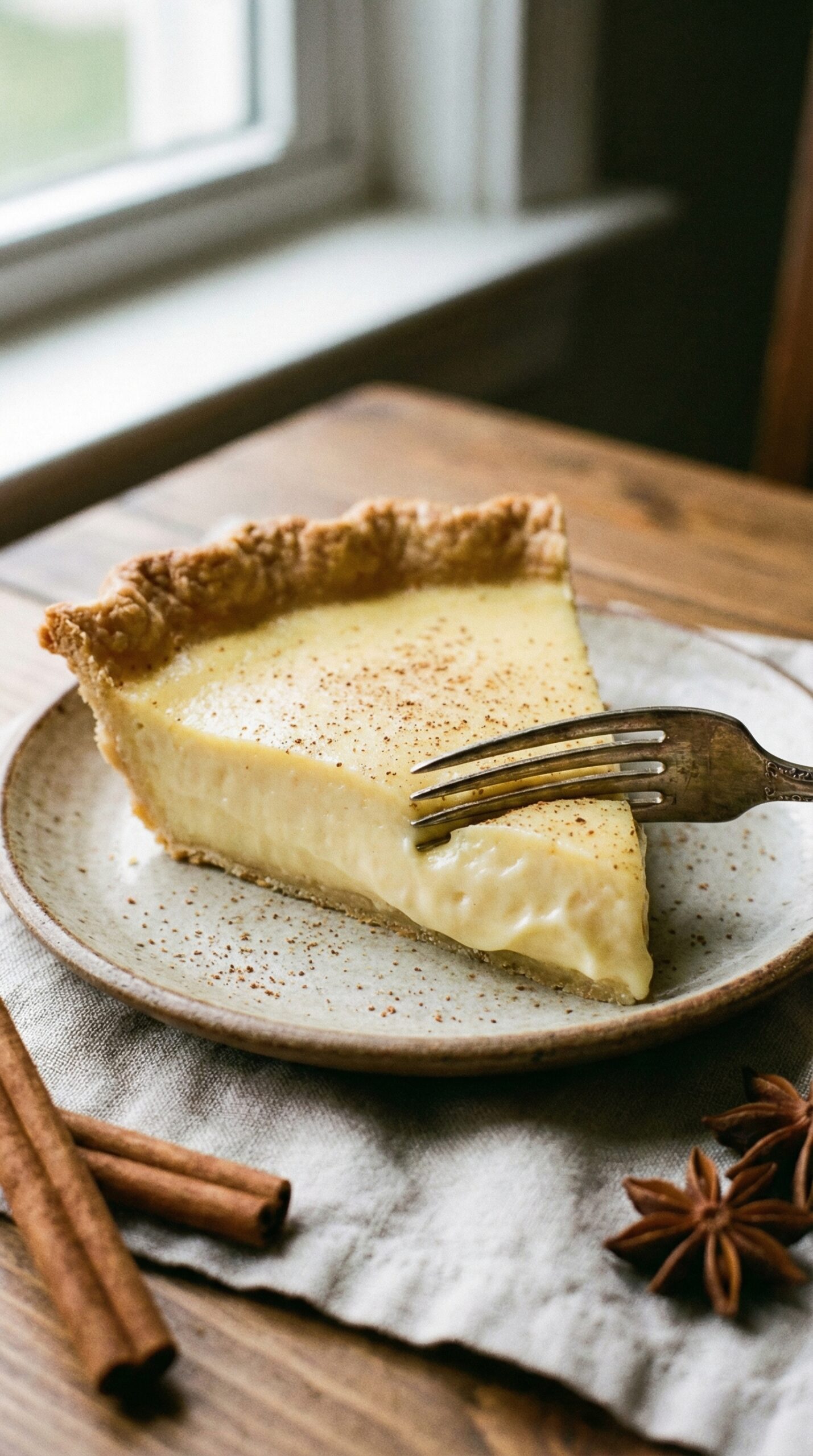Christmas Eve Cinnamon-Vanilla Custard Pie – Creamy Holiday Dessert Magic 1 Christmas Eve Cinnamon-Vanilla Custard Pie